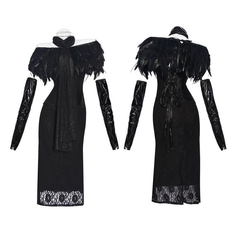 Padmé Amidala Costume Star Wars Cosplay Suit Women Black Dress Outfit