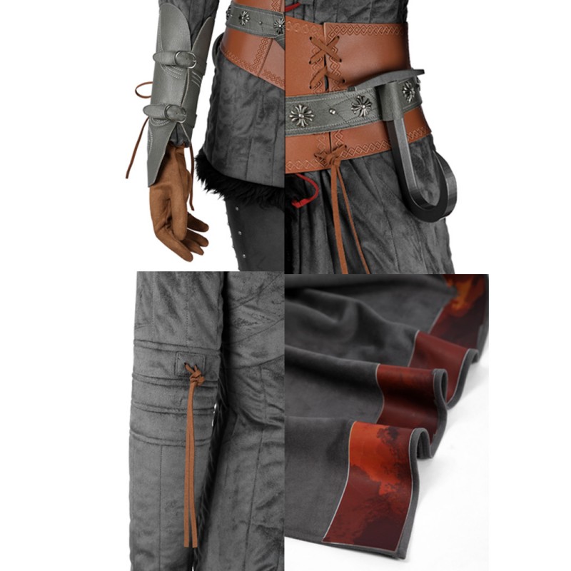 The Witcher IV Ciri Halloween Costume Female Cosplay Suit