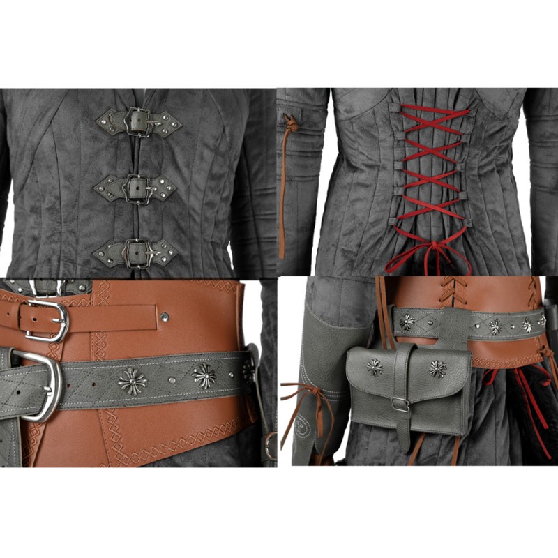 The Witcher IV Ciri Halloween Costume Female Cosplay Suit