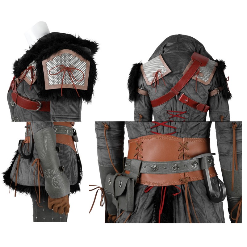 The Witcher IV Ciri Halloween Costume Female Cosplay Suit
