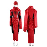 Elektra Natchios Red Costume Daredevil Women Halloween Cosplay Suit