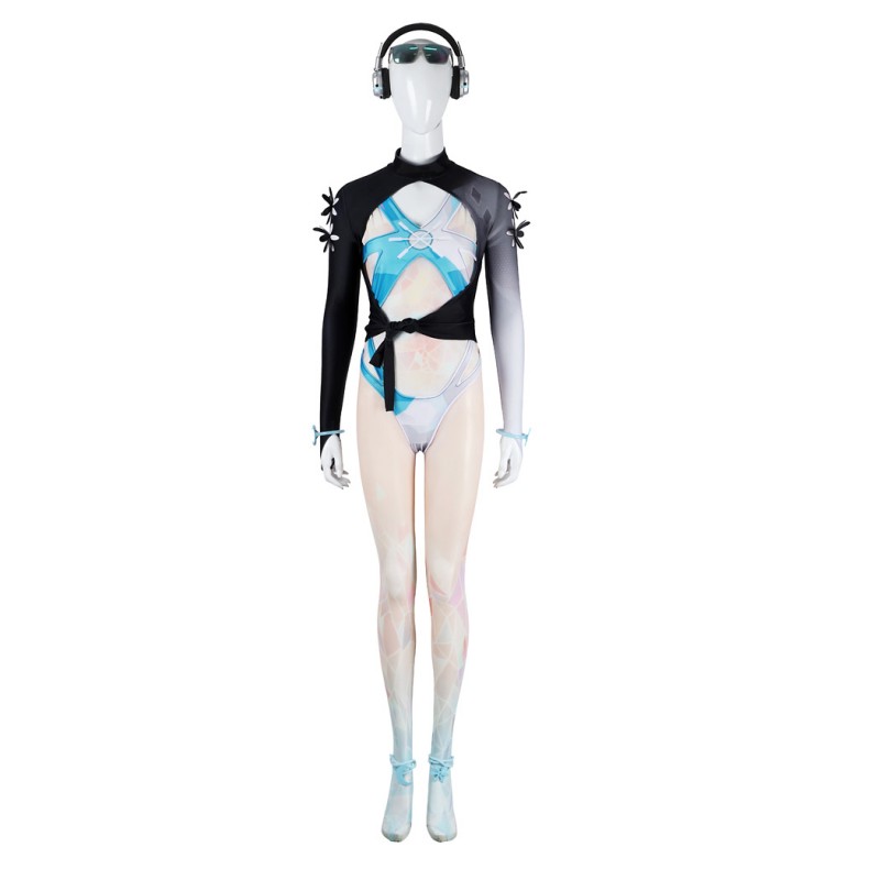 Marvel Rivals Luna Snow Jumpsuit Women Swimsuit Halloween Cosplay Costume