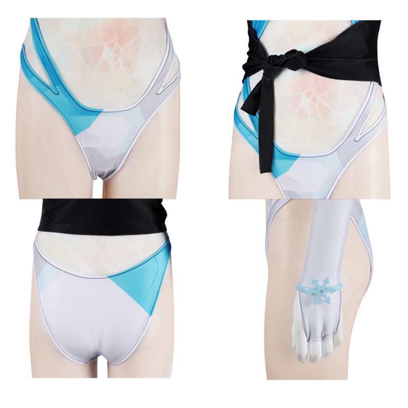 Marvel Rivals Luna Snow Jumpsuit Women Swimsuit Halloween Cosplay Costume