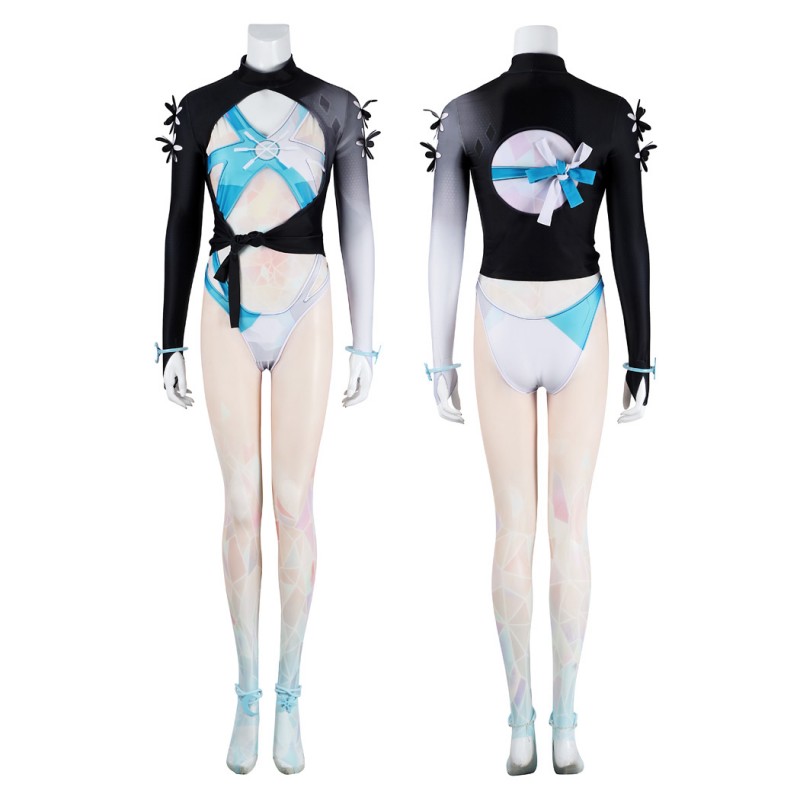 Marvel Rivals Luna Snow Jumpsuit Women Swimsuit Halloween Cosplay Costume