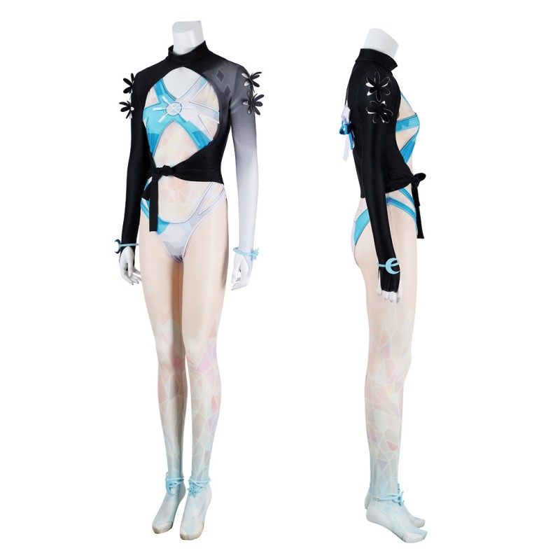 Marvel Rivals Luna Snow Jumpsuit Women Swimsuit Halloween Cosplay Costume