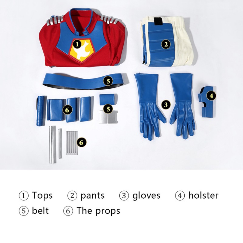 Christopher Smith Halloween Suit Peacemaker Season 1 Cosplay Costume