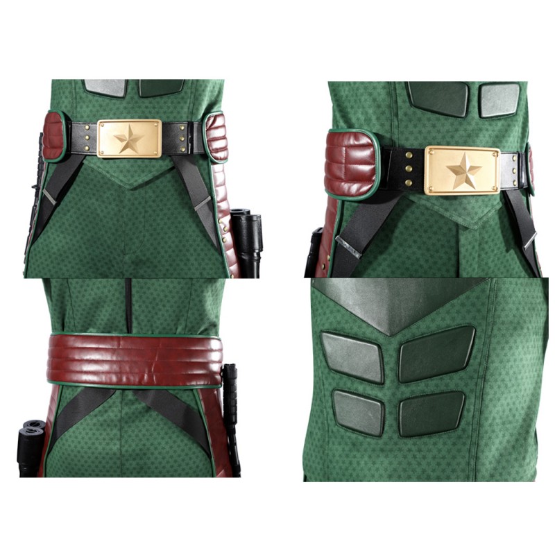 Vought Rising Soldier Boy Costume The Boy Green Leather Cosplay Suit