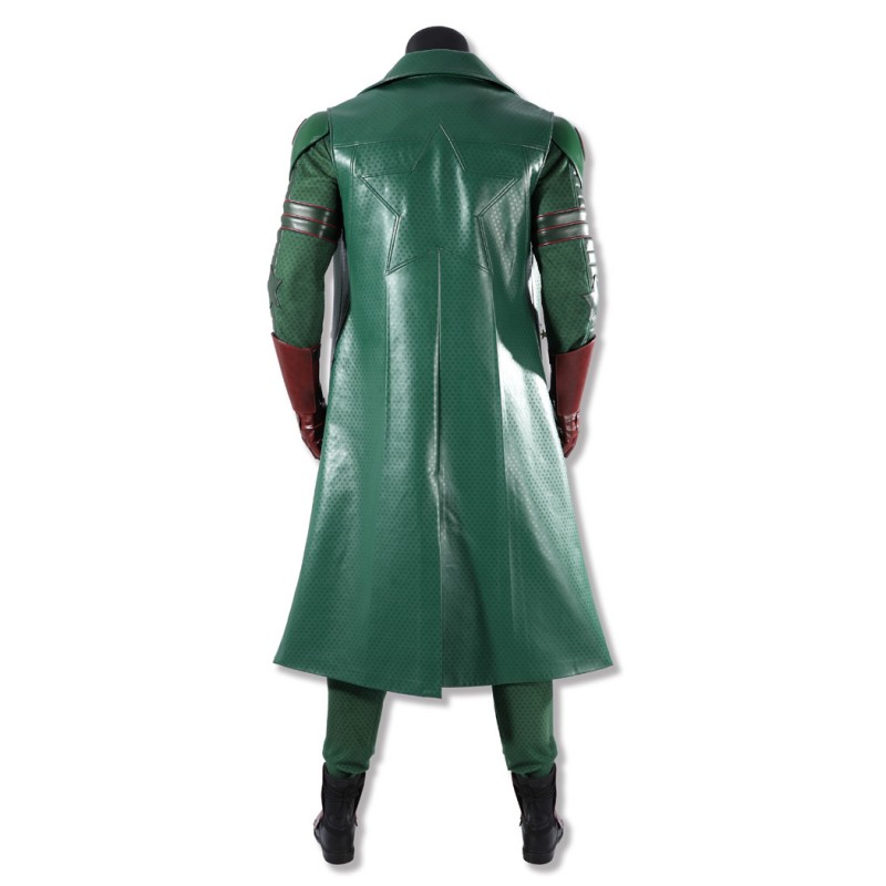 Vought Rising Soldier Boy Costume The Boy Green Leather Cosplay Suit