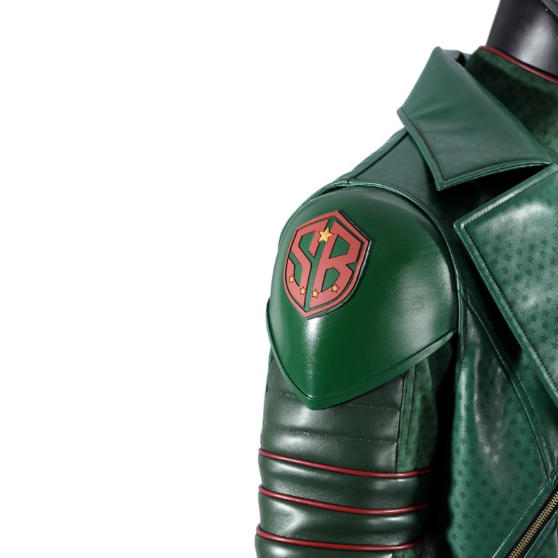 Vought Rising Soldier Boy Costume The Boy Green Leather Cosplay Suit