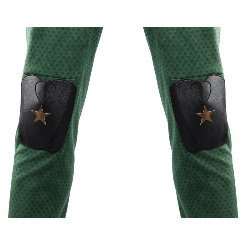 Vought Rising Soldier Boy Costume The Boy Green Leather Cosplay Suit