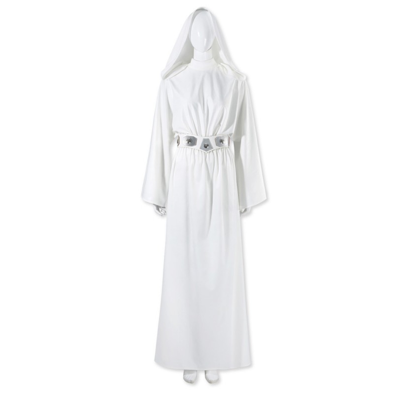 Princess Leia White Costume Star Wars Episode IV A New Hope Cosplay Suit