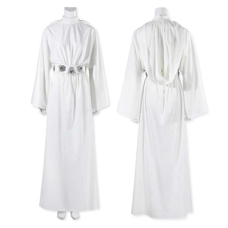 Princess Leia White Costume Star Wars Episode IV A New Hope Cosplay Suit