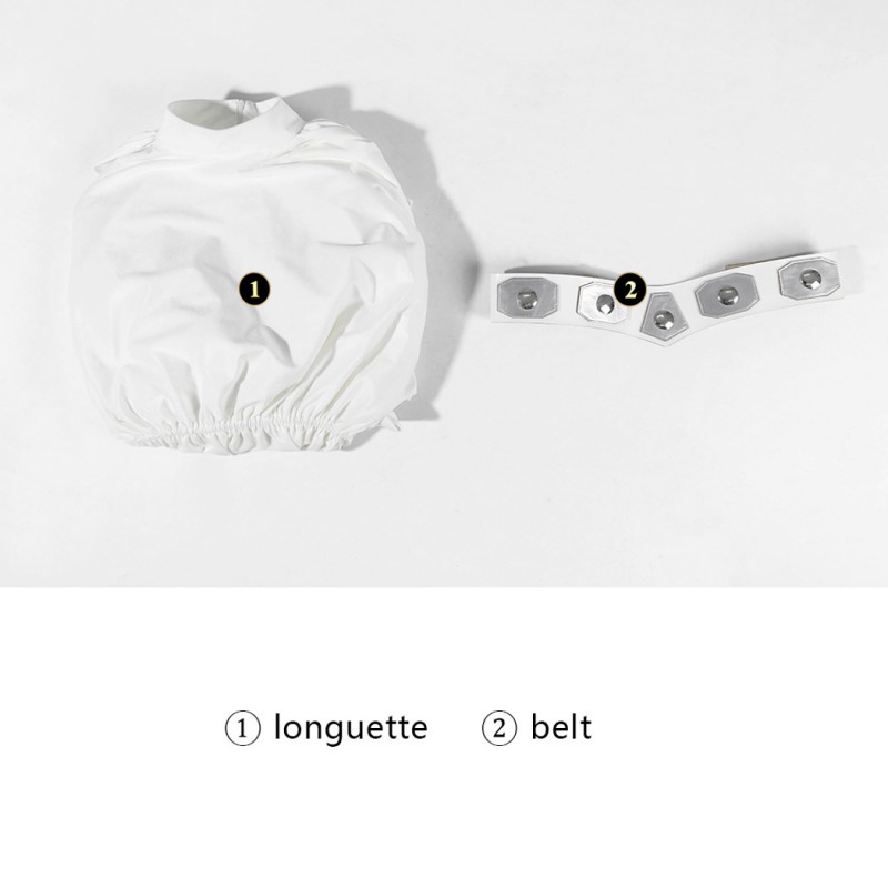 Princess Leia White Costume Star Wars Episode IV A New Hope Cosplay Suit