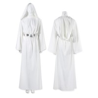 Princess Leia White Costume Star Wars Episode IV A New Hope Cosplay Suit