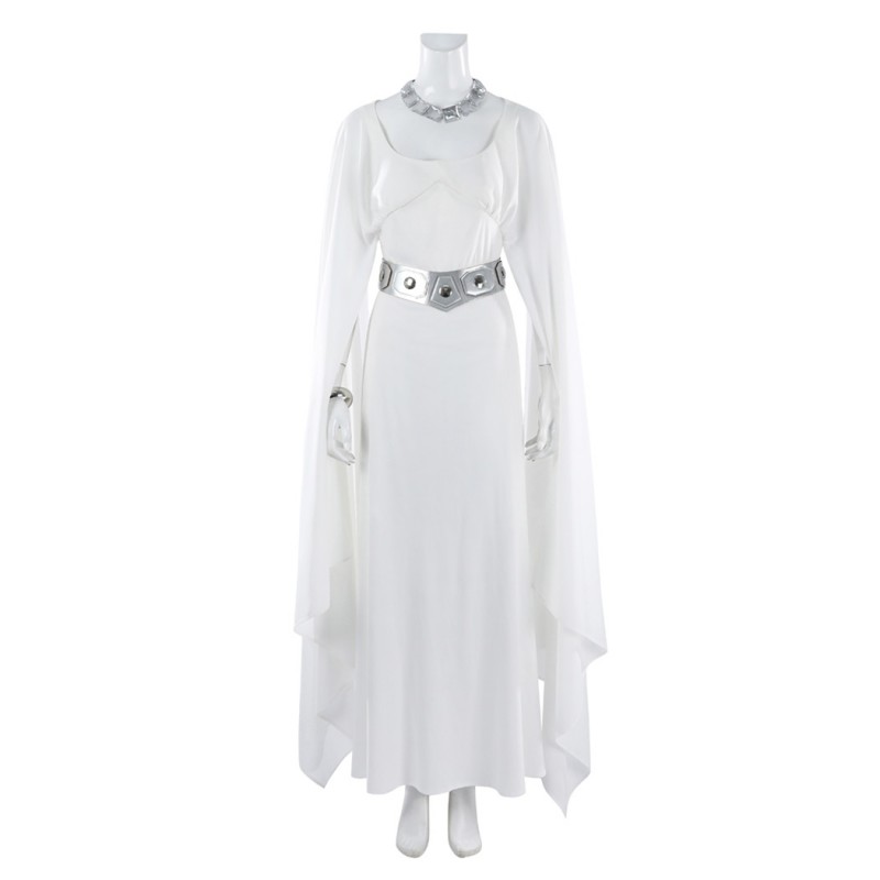 Princess Leia Costume Star Wars Episode IV A New Hop Cosplay Suit White Dress Outfit