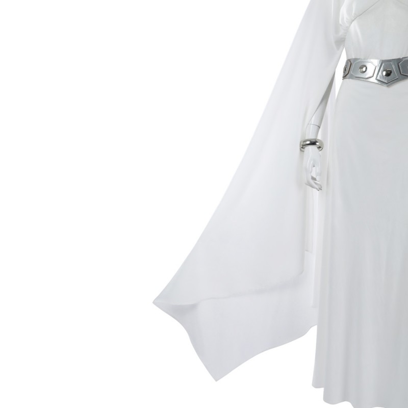 Princess Leia Costume Star Wars Episode IV A New Hop Cosplay Suit White Dress Outfit