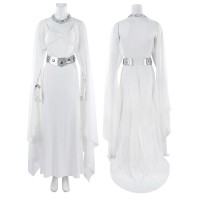 Princess Leia Costume Star Wars Episode IV A New Hop Cosplay Suit White Dress Outfit