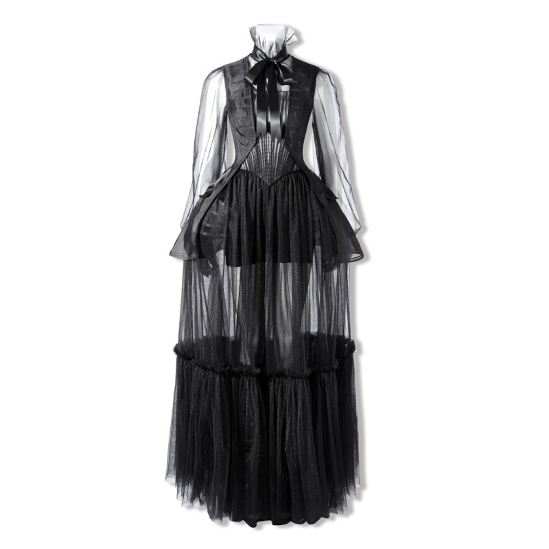 Addams Black Dress Suit Jenna Ortega Cosplay Costume Women Evening Gown