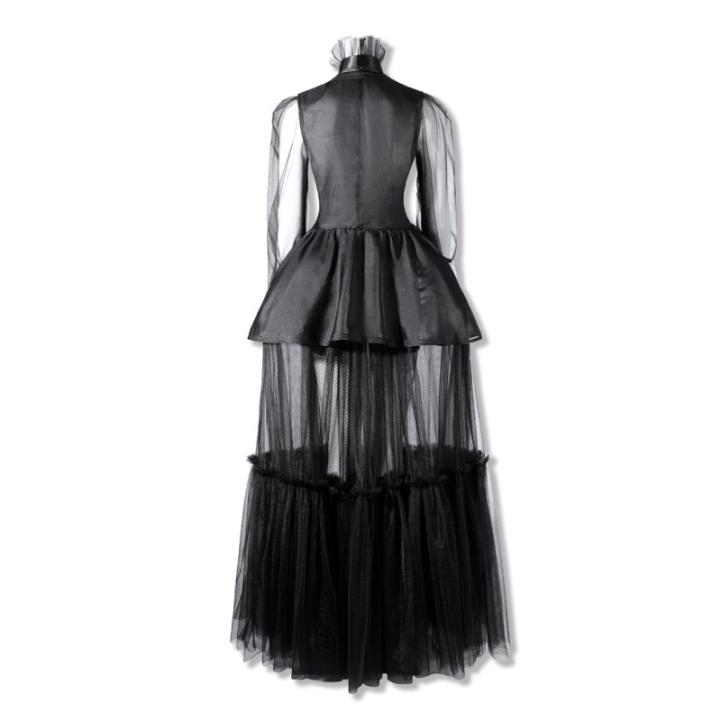 Addams Black Dress Suit Jenna Ortega Cosplay Costume Women Evening Gown