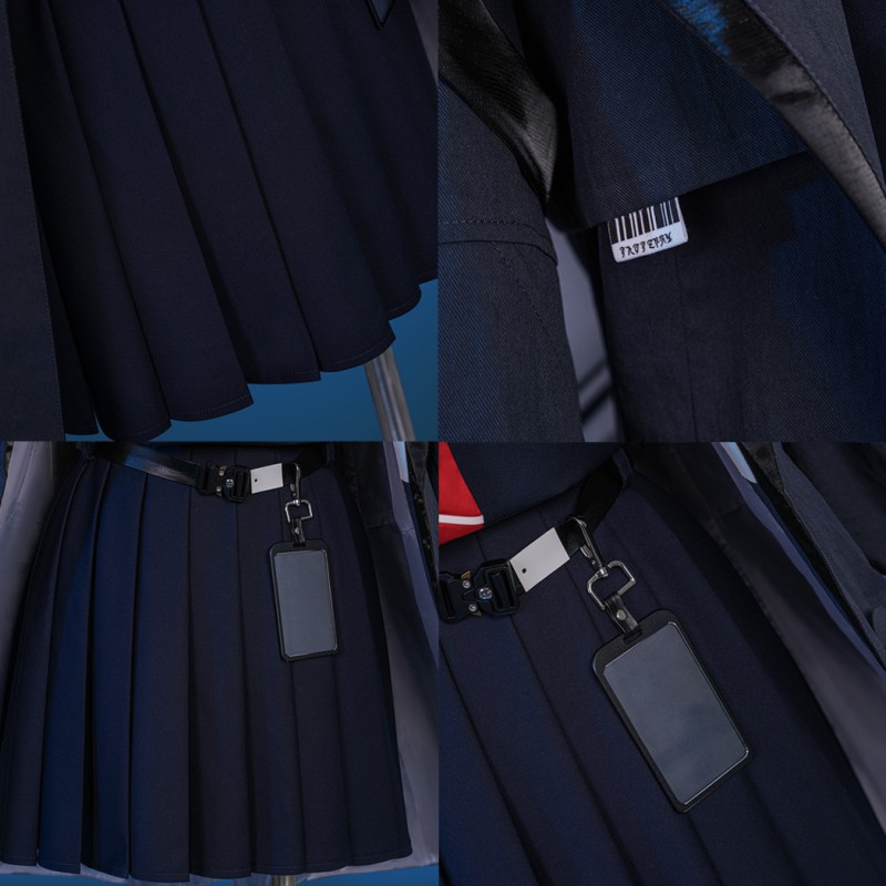 Wuthering Waves Chisa Costume Game Women Halloween Cosplay Suit