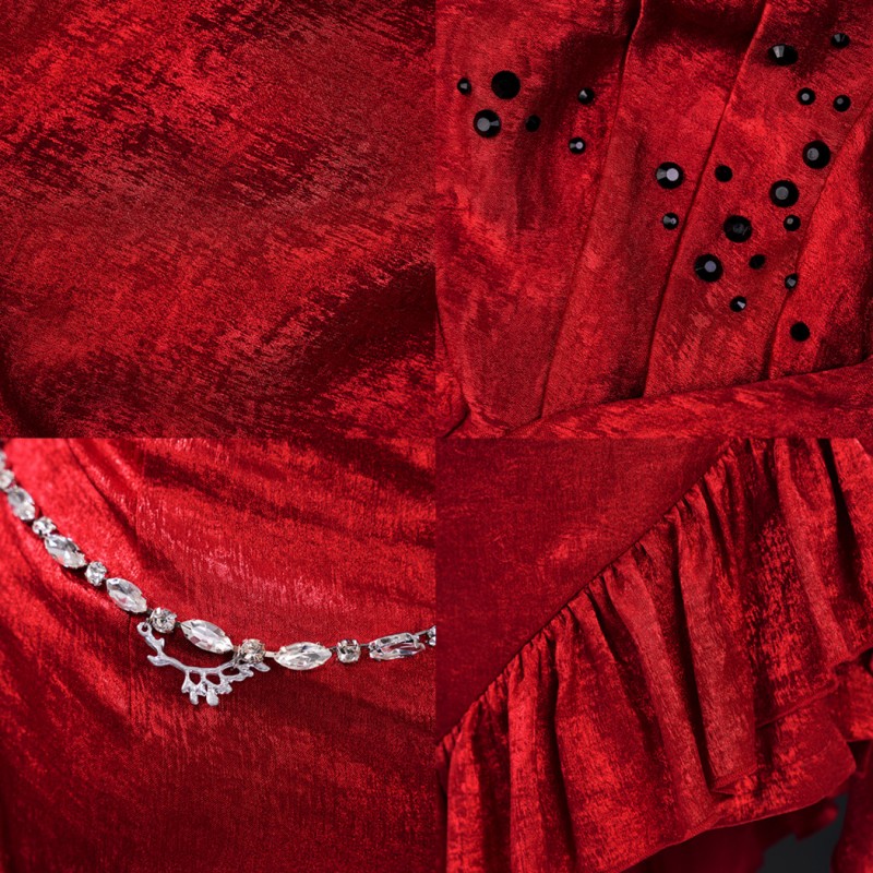 Love and Deepspace Cosplay Costume Women Red Dress Suit