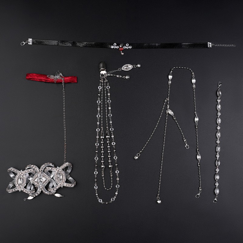 Love and Deepspace Cosplay Costume Women Red Dress Suit