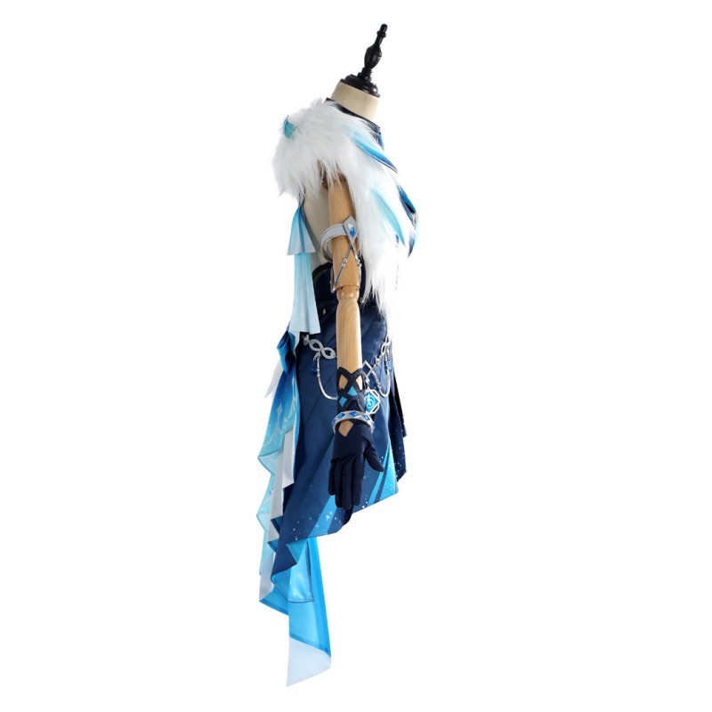 Genshin Impact Suit Tranquil Banquet Yelan Cosplay Costume