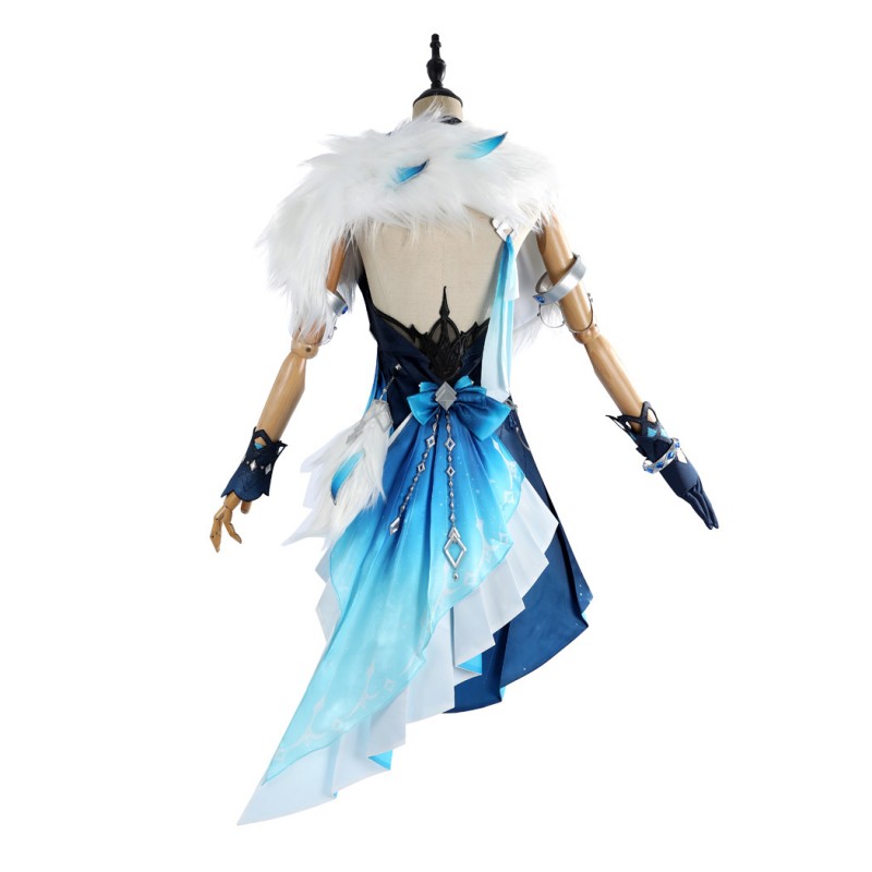Genshin Impact Suit Tranquil Banquet Yelan Cosplay Costume