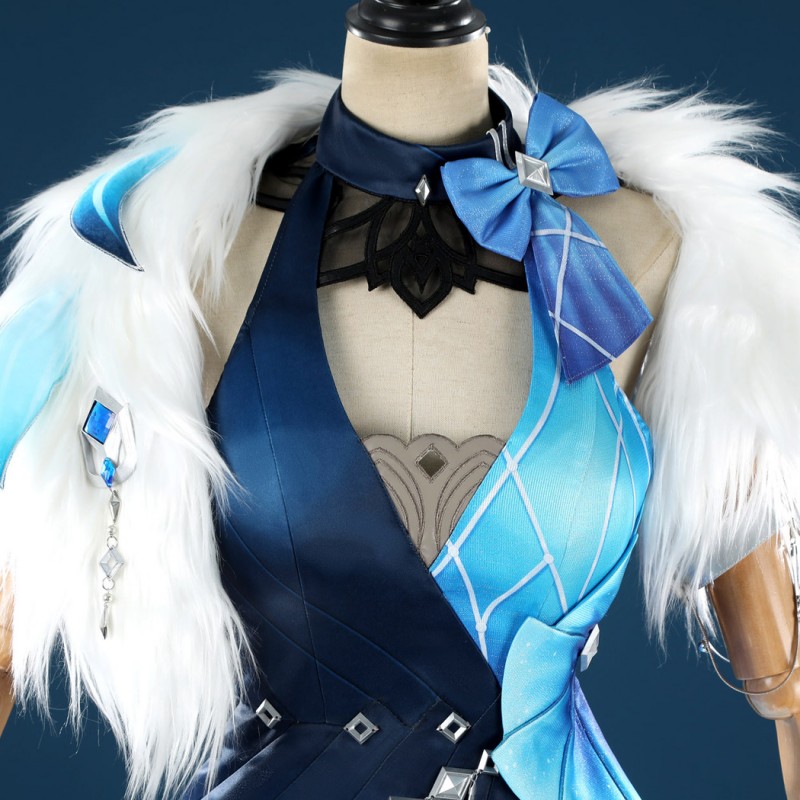 Genshin Impact Suit Tranquil Banquet Yelan Cosplay Costume