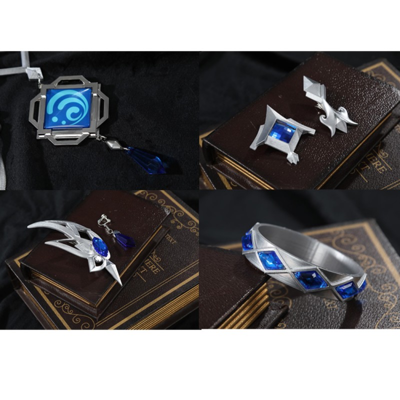 Genshin Impact Suit Tranquil Banquet Yelan Cosplay Costume