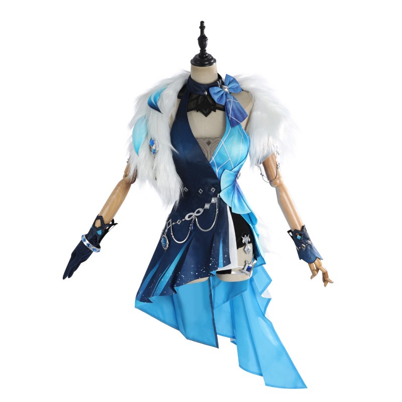 Genshin Impact Suit Tranquil Banquet Yelan Cosplay Costume