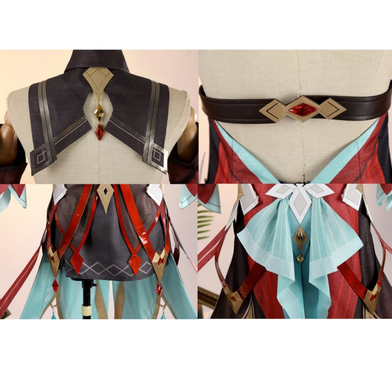 Genshin Impact Alice Cosplay Costume Game Women Halloween Suit