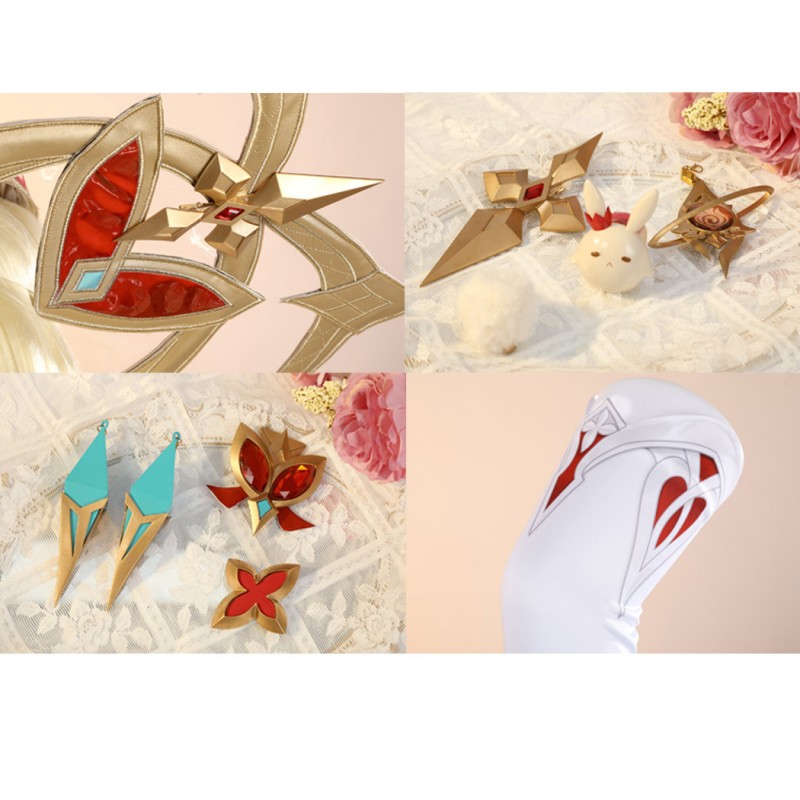 Genshin Impact Alice Cosplay Costume Game Women Halloween Suit