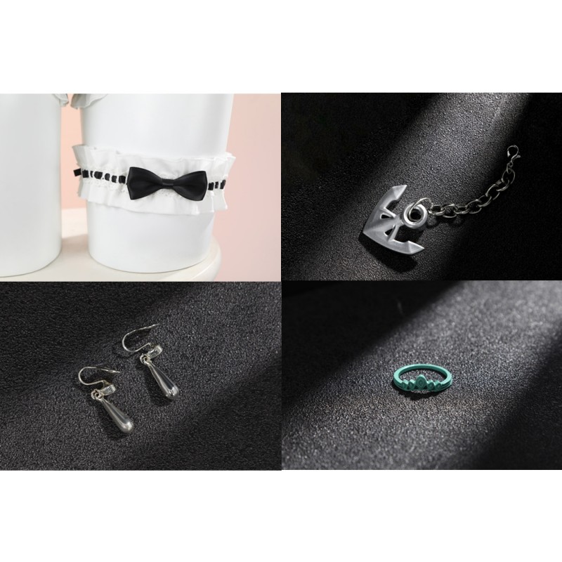 Azur Lane Formidable Cosplay Costume Game Suit Black Swimsuit