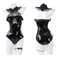 Azur Lane Formidable Cosplay Costume Game Suit Black Swimsuit