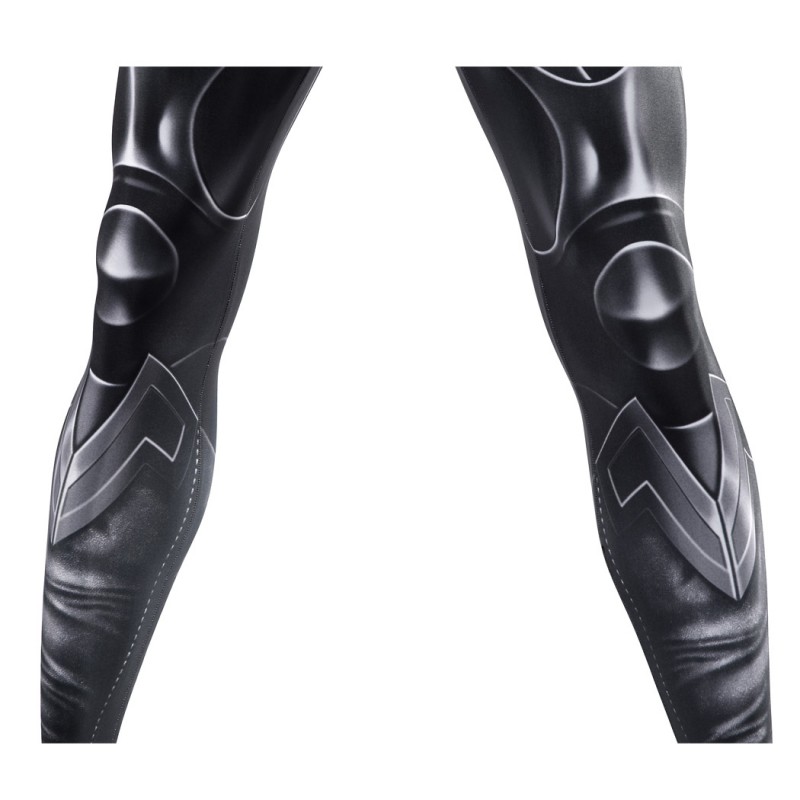 Bruce Thomas Wayne Black Jumpsuit Bat Forever Cosplay Costume Polyester Printed Suit