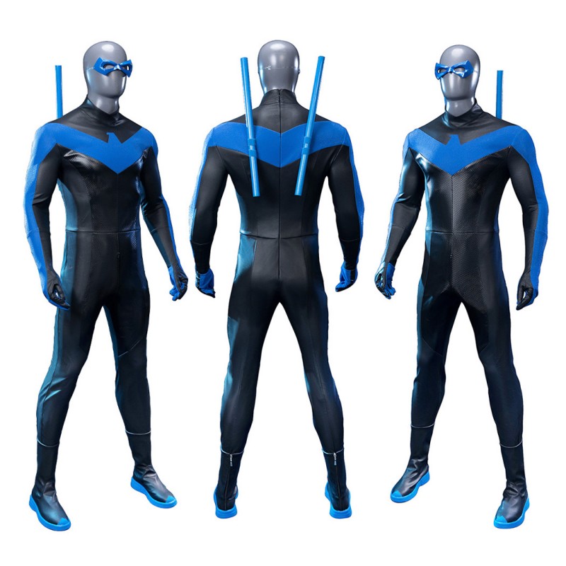 Dick Grayson Costume NW Robin Halloween Cosplay Suit