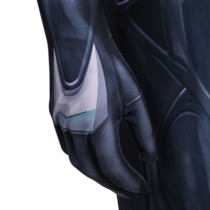 Spider-Man Black Jumpsuit Marvel Rivals Cosplay Costume Printed Suit