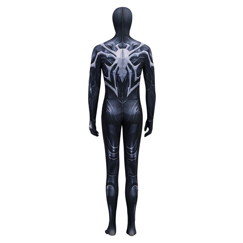 Spider-Man Black Jumpsuit Marvel Rivals Cosplay Costume Printed Suit