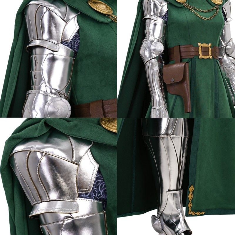 Doctor Doom Halloween Costume Victor von Doom Cosplay Suit Women Version
