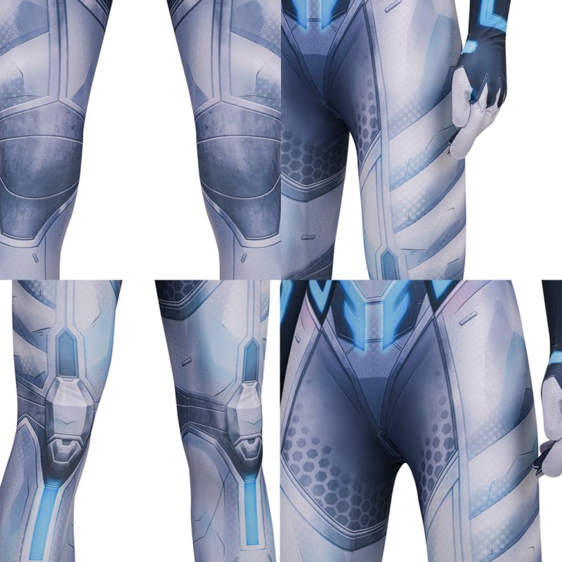 Marvel Rivals Invisible Woman Jumpsuit Future Foundation Uniform Cosplay Costume Printed Suit