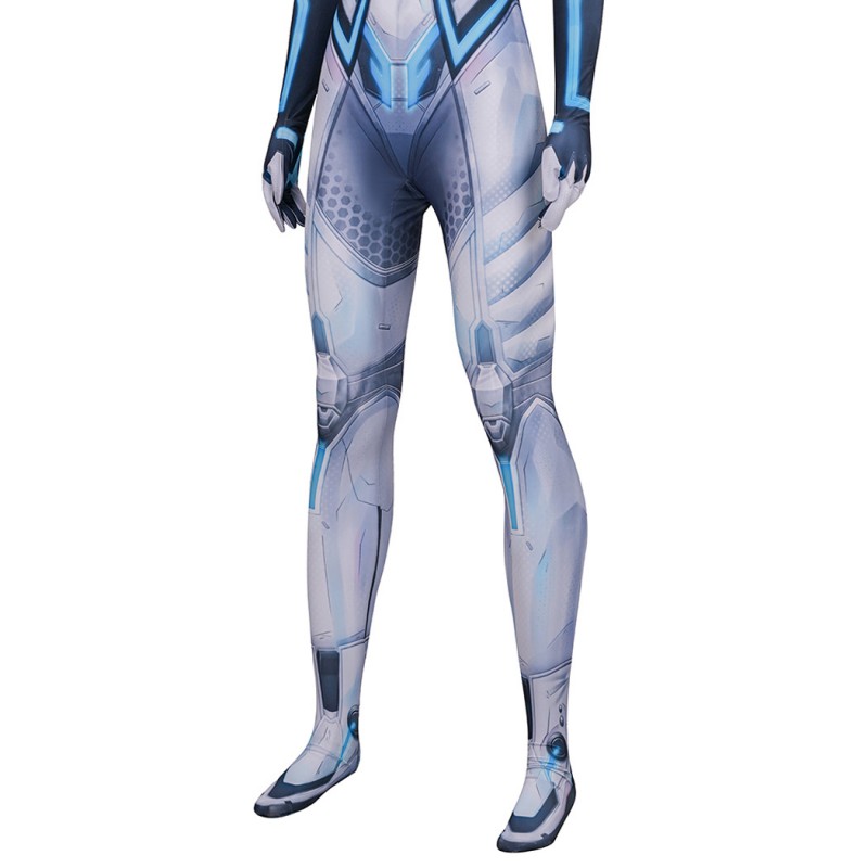Marvel Rivals Invisible Woman Jumpsuit Future Foundation Uniform Cosplay Costume Printed Suit