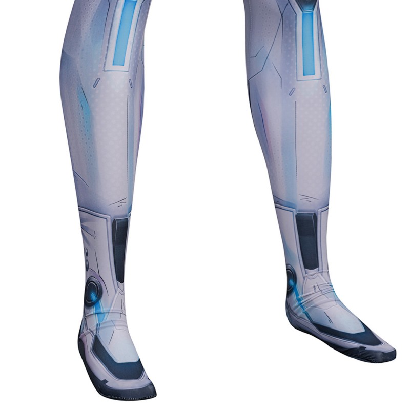 Marvel Rivals Invisible Woman Jumpsuit Future Foundation Uniform Cosplay Costume Printed Suit