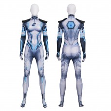 Marvel Rivals Invisible Woman Jumpsuit Future Foundation Uniform Cosplay Costume Printed Suit