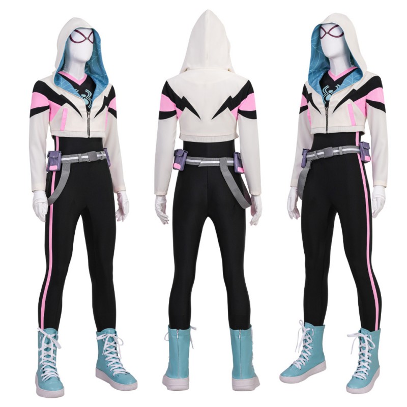 Gwen Stacy Halloween Costume Your Friendly Neighborhood Spider-Man Season 2 Cosplay Suit