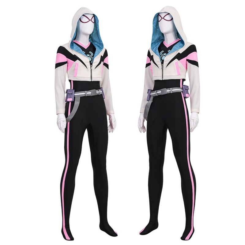 Gwen Stacy Halloween Costume Your Friendly Neighborhood Spider-Man Season 2 Cosplay Suit