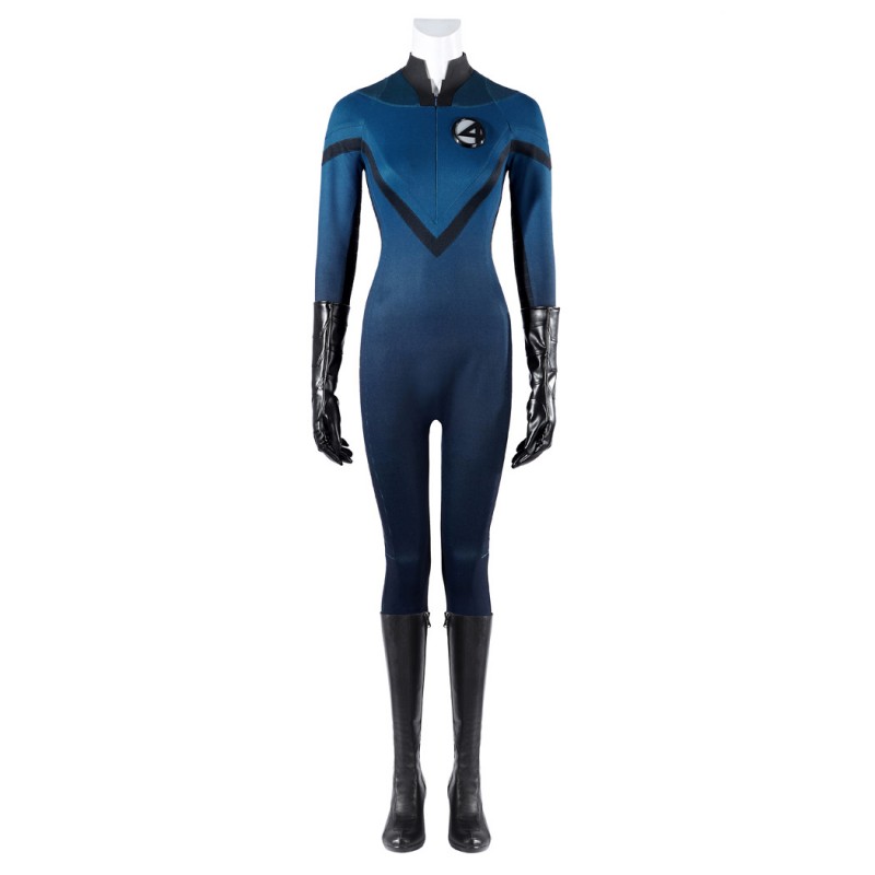 Invisible Woman Sue Storm Costume Fantastic Four 2005 Cosplay Suit