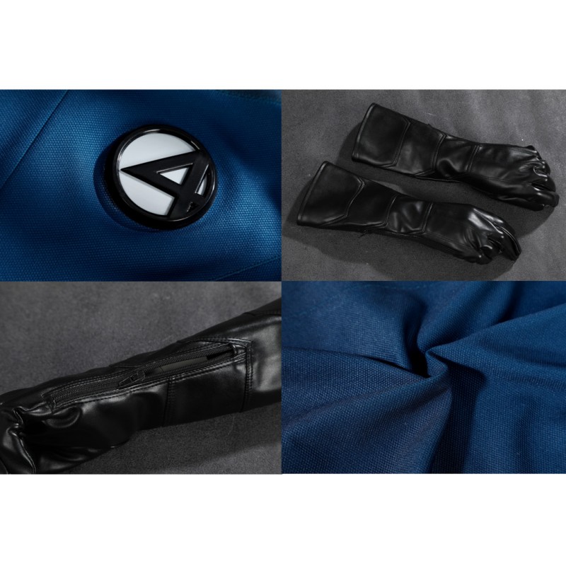 Invisible Woman Sue Storm Costume Fantastic Four 2005 Cosplay Suit