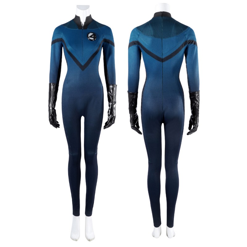 Invisible Woman Sue Storm Costume Fantastic Four 2005 Cosplay Suit