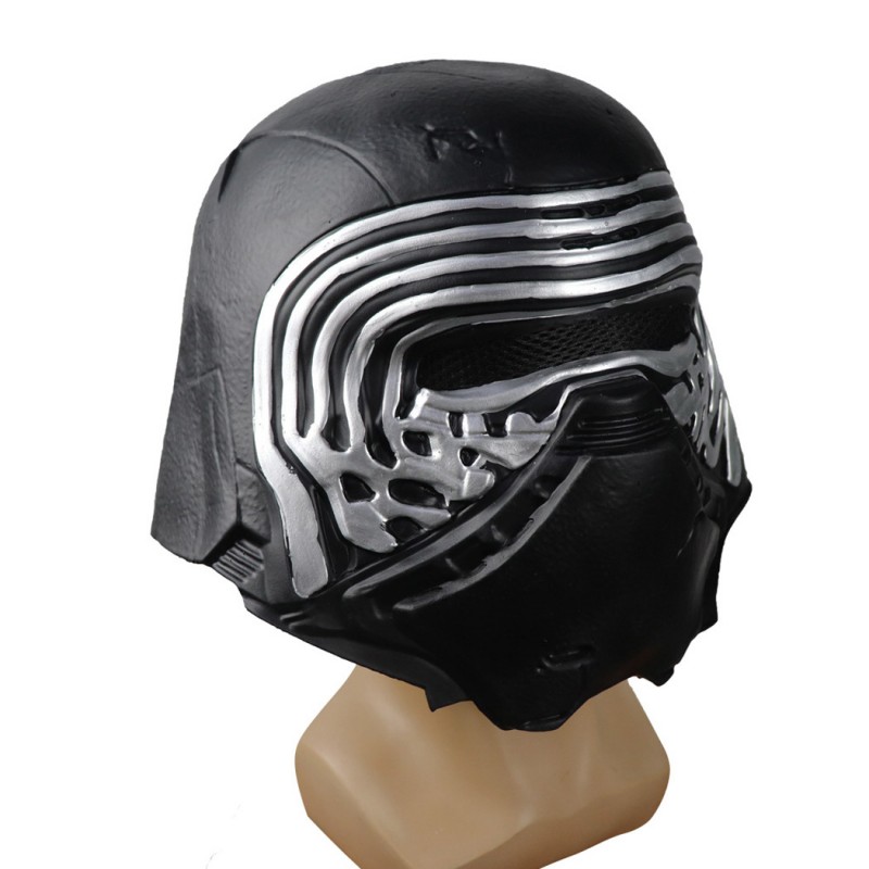 Kylo Ren Latex Mask Star Wars The Rise of Skywalker Cosplay Helmet